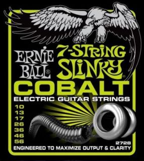 Hlavní obrázek Pro 7-8strunné kytary ERNIE BALL P02728 Cobalt 7-string Slinky - .010 - .056