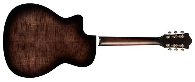 Hlavní obrázek Další tvary GUILD OM-260CE Deluxe Flamed Mahogany - Transparent Black Burst