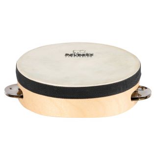 Hlavní obrázek Perkuse pro děti NINO PERCUSSION NINO942 Single Row Headed Wood Tambourine 6” - Natural