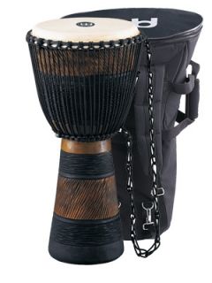 Hlavní obrázek Djembes MEINL ADJ3-L+BAG Djembe 10 3/4” - Brown/Black