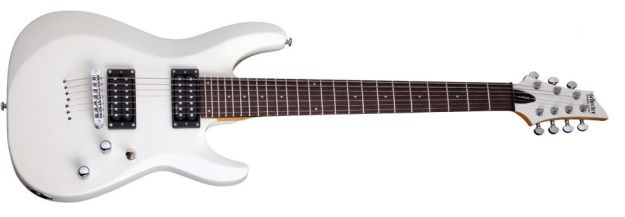 Hlavní obrázek 7strunné SCHECTER C-7 Deluxe - Silver White