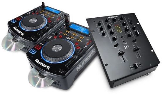 Hlavní obrázek DJ mixážní pulty NUMARK DJ SET: 2x NDX500 + M2 Black