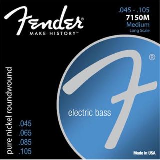 Hlavní obrázek Tvrdost .045 FENDER Original 7150 Bass Nickel, Long Scale 7150M - .045 - .105
