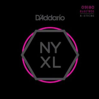 Hlavní obrázek Pro 7-8strunné kytary D'ADDARIO NYXL 8-String Super Light 09-80