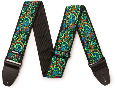 Hlavní obrázek Nylonové/textilní DUNLOP Jimi Hendrix Blacklight Love Drops Blue Strap