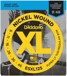 Hlavní obrázek Tvrdost .009 D'ADDARIO ESXL125