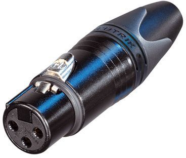 Hlavní obrázek 3 PIN XLR F NEUTRIK NC3FXX-B