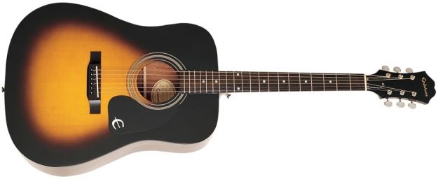 Hlavní obrázek Dreadnought EPIPHONE DR100, barva: vintage sunburst