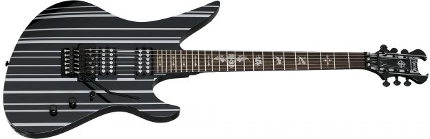 Hlavní obrázek Hard&heavy SCHECTER Synyster Standard - Black with Silver Pin Stripes