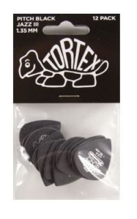 Hlavní obrázek Příslušenství DUNLOP 482P1.50 - Tortex Pitch Black Jazz III 1.5 12ks