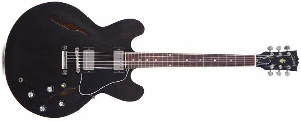 Hlavní obrázek Semiakustické a jazzové GIBSON ES-335 Satin 2019 Trans Black