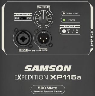 Hlavní obrázek Aktivní reproboxy SAMSON XP115A - Vystavené na prodejně