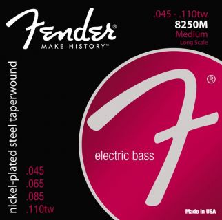 Hlavní obrázek Tvrdost .045 FENDER Super 8250 Bass Nickel Plated 8250M - .045 - .110tw