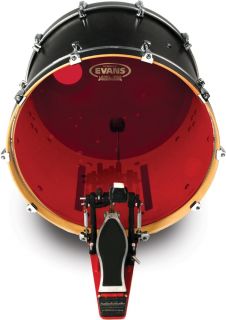 Hlavní obrázek 20" EVANS BD20HR Hydraulic Red 20” Clear Bass