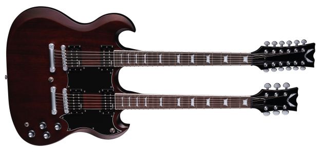 Hlavní obrázek Alternativní DEAN GUITARS Gran Sport Double Neck Worn Brown
