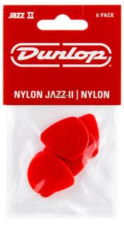 Hlavní obrázek Tvrdost do 2.0 DUNLOP Jazz II Nylon Pick 1.18 mm - 24 ks