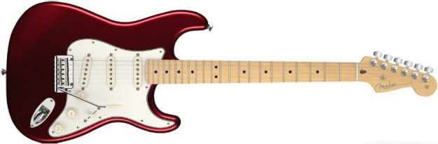 Hlavní obrázek ST - modely FENDER American Standard Stratocaster®, Maple Fingerboard, Bordeaux Metallic