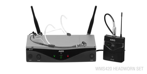 Hlavní obrázek S hlavovým mikrofonem AKG WMS 420 Headset / M