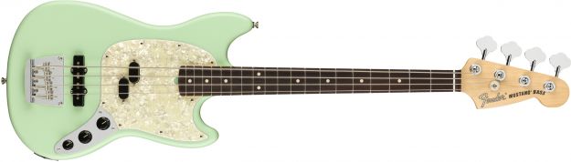 Hlavní obrázek Alternativní  FENDER American Performer Mustang Bass Satin Surf Green Rosewood
