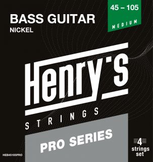 Hlavní obrázek Tvrdost .045 HENRY’S HEB45105PRO Bass Nickel - 045“ - 105”