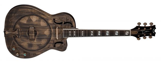 Hlavní obrázek Resonátory DEAN GUITARS RESCEHB Resonator Thin Body Electric Caw Brass