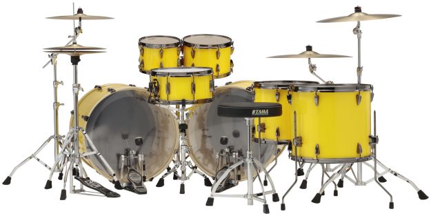 Hlavní obrázek 22“; 12“, 13“; 16“ TAMA IP72ZH9WBNELY Imperialstar - Electric Yellow/Black Nickel HW
