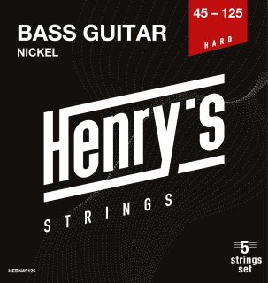 Hlavní obrázek Tvrdost .045 HENRY’S HEBN45125 Bass Nickel - 045“ - 125”