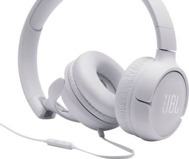 Hlavní obrázek Na uši (s kabelem) JBL Tune 500 White