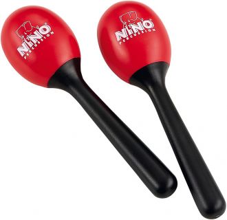 Hlavní obrázek Maracas NINO PERCUSSION NINO569R Plastic Egg Maracas 6” Red