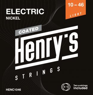 Hlavní obrázek Tvrdost .010 HENRY’S HENC1046 Coated Electric Nickel - 010“ - 046”