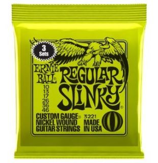 Hlavní obrázek Tvrdost .010 ERNIE BALL 3221 - 3pack