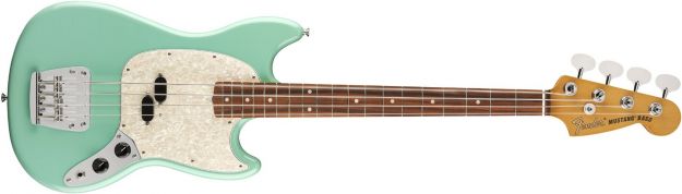 Hlavní obrázek Alternativní  FENDER Vintera 60s Mustang Bass Sea Foam Green Pau Ferro