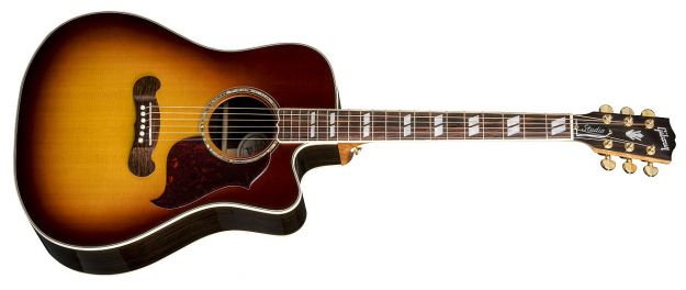 Hlavní obrázek Dreadnought GIBSON Songwriter Deluxe EC Studio Rosewood Burst