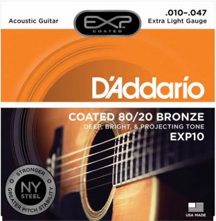 D'ADDARIO EXP10 80/20 Bronze Extra Light - .010 - .047