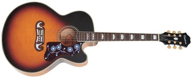 Hlavní obrázek Jumbo EPIPHONE J-200 EC Studio - Vintage Sunburst