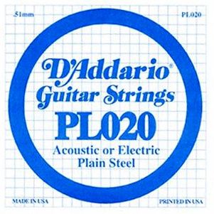 Hlavní obrázek Ostatní struny pro elektrickou kytaru D'ADDARIO PL020