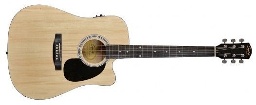 Hlavní obrázek Dreadnought FENDER SQUIER SA105CE Natural