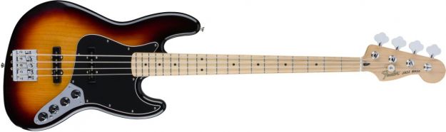 Hlavní obrázek JB modely FENDER Deluxe Active Jazz Bass 3-Color Sunburst Maple