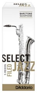 Hlavní obrázek Baryton saxofon RICO RSF05BSX3H Select Jazz - Baritone Saxophone Reeds - Filed - 3 Hard - 5 Box