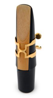 Hlavní obrázek Ostatní příslušenství k dechovým nástrojům RICO HBS1G H-Ligature and Cap for Baritone Saxophone