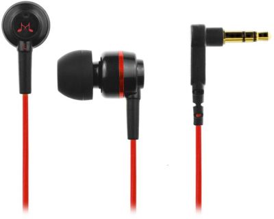 Hlavní obrázek Do uší (s kabelem) SOUNDMAGIC ES18 Black Red