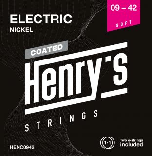 Hlavní obrázek Tvrdost .009 HENRY`S STRINGS HENC0942 Coated Electric Nickel - 009“ - 042”