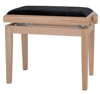 Hlavní obrázek Stoličky a sedáky GEWA Piano Bench Deluxe 130.120 Natur Matt