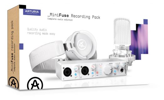 Hlavní obrázek Velkomembránové kondenzátorové mikrofony ARTURIA MiniFuse Recording Pack White