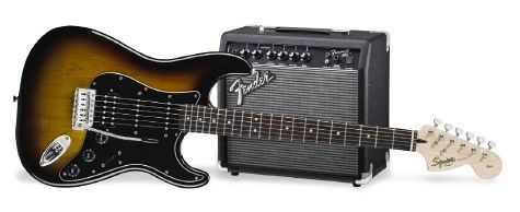 Hlavní obrázek Elektrické sety FENDER SQUIER Affinity Stratocaster Pack HSS Brown Sunburst
