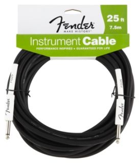 Hlavní obrázek 5-8m FENDER Performance Series Instrument Cable Black, 25 ft 7.5M