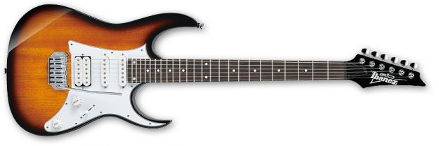 Hlavní obrázek Elektrické kytary IBANEZ GRG 140 BKN Rosewood Fingerboard - Sunburst