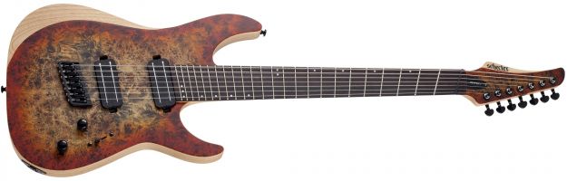 Hlavní obrázek 7strunné SCHECTER Reaper-7 Multiscale Satin Inferno Burst