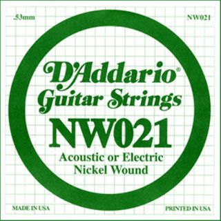Hlavní obrázek Ostatní struny pro elektrickou kytaru D'ADDARIO XL Nickel Wound - Jednotlivá struna - .021