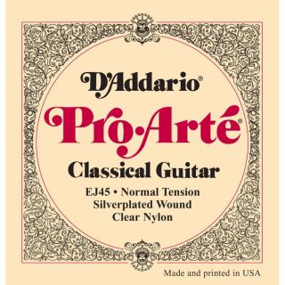 Hlavní obrázek Normal tension D'ADDARIO EJ45 Classic Nylon Pro Arté Normal - .028 - .043